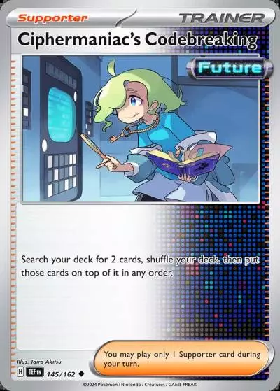 Ciphermaniac's Codebreaking 145/162 Temporal Forces Pokemon card