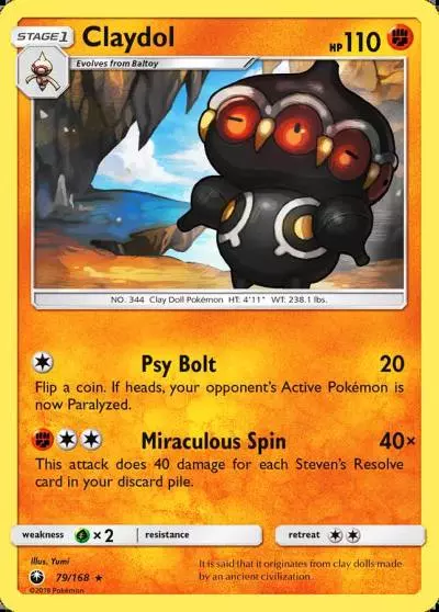 Claydol 79/168 Celestial Storm Pokemon card