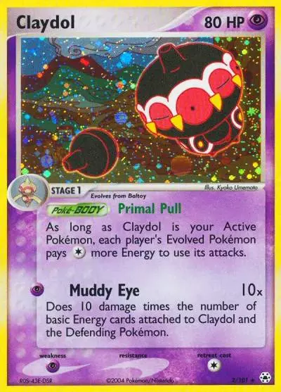 Claydol 2/101 Hidden Legends Pokemon card