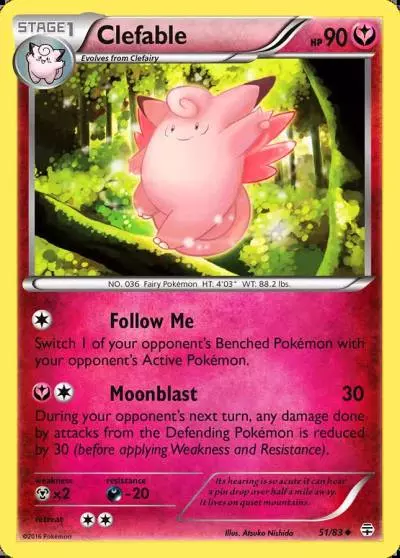 Clefable 51/83 Generations Pokemon card