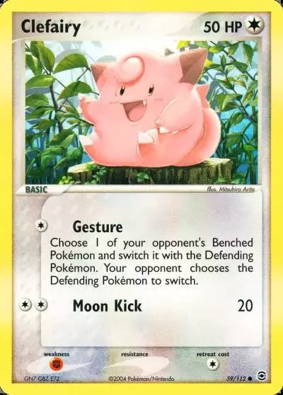 Clefairy 59/112 FireRed & LeafGreen Pokemon card