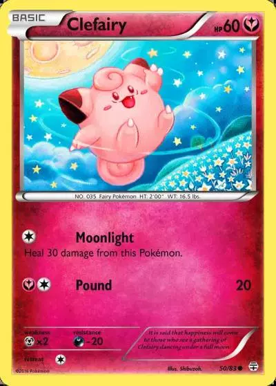 Clefairy 50/83 Generations Pokemon card