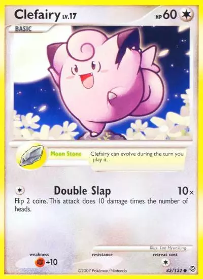 Clefairy 83/132 Secret Wonders Pokemon card