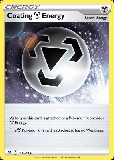 Coating Metal Energy 163/185 Vivid Voltage Pokemon card
