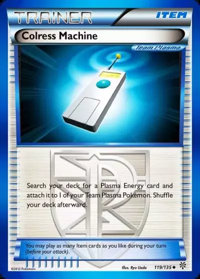 Colress Machine 119/135 Plasma Storm Pokemon card