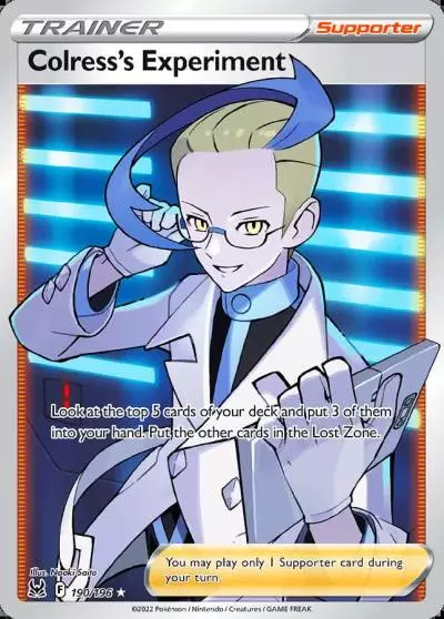 Colress's Experiment 190/196 Lost Origin Pokemon card
