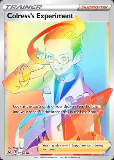Colress's Experiment 205/196 Lost Origin Pokemon card