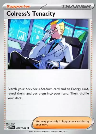 Colress's Tenacity 57/64 Shrouded Fable Pokemon card
