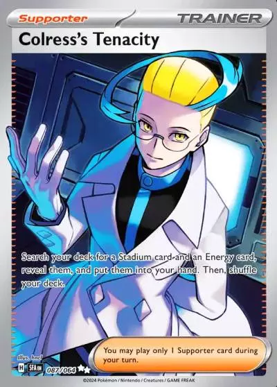 Colress's Tenacity 87/64 Shrouded Fable Pokemon card