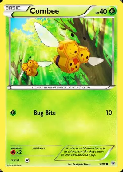 Combee 9/98 Ancient Origins Pokemon card