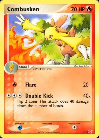 Combusken 2/10 EX Trainer Kit Latias Pokemon card