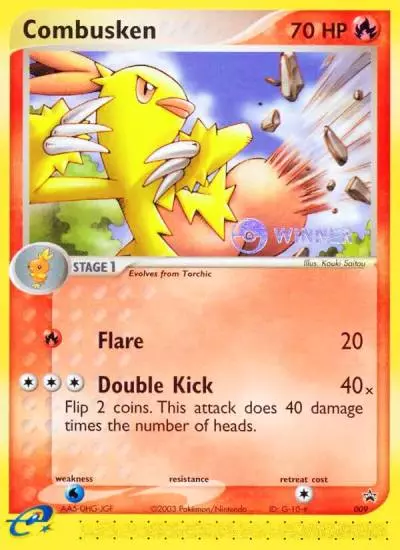 Combusken 9/40 Nintendo Black Star Promos Pokemon card