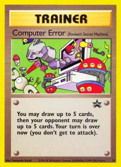 Computer Error 16/53 Wizards Black Star Promos Pokemon card