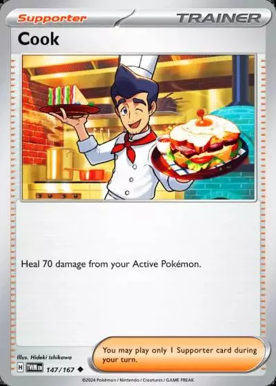 Cook 147/167 Twilight Masquerade Pokemon card