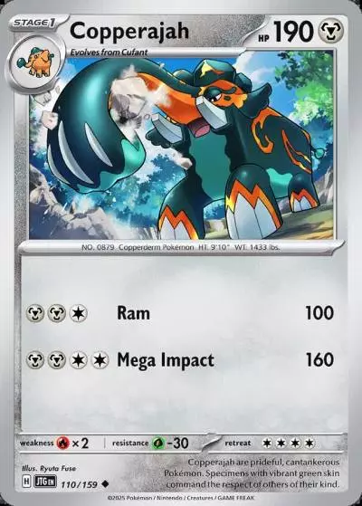 Copperajah 110/159 Journey Together Pokemon card