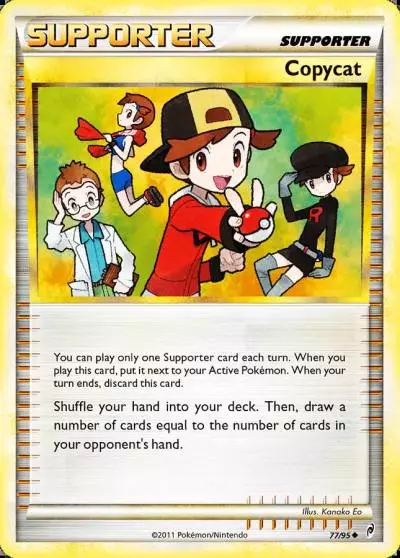 Copycat 77/95 Call of Legends Pokemon card