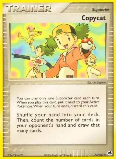 Copycat 73/101 Dragon Frontiers Pokemon card
