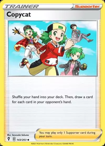 Copycat 143/203 Evolving Skies Pokemon card