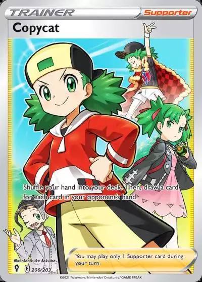 Copycat 200/203 Evolving Skies Pokemon card