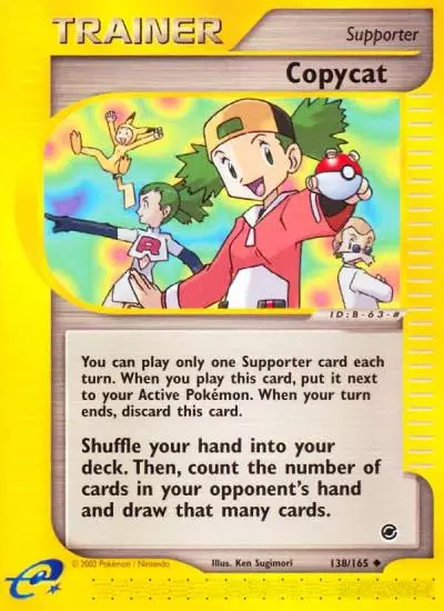 Copycat 138/165 Expedition Base Set Pokemon card