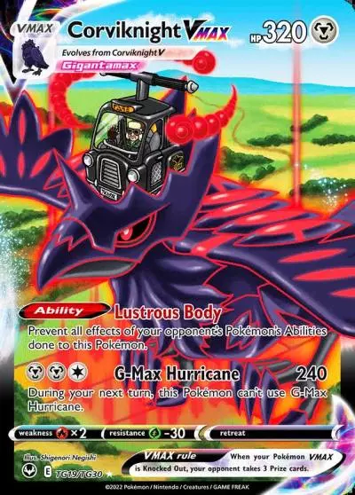 Corviknight VMAX TG19/30 Silver Tempest Trainer Gallery Pokemon card