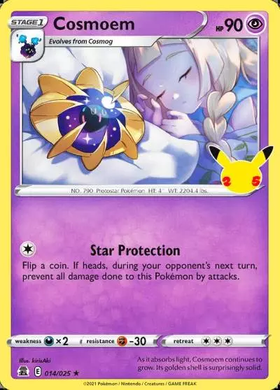 Cosmoem 14/25 Celebrations Pokemon card