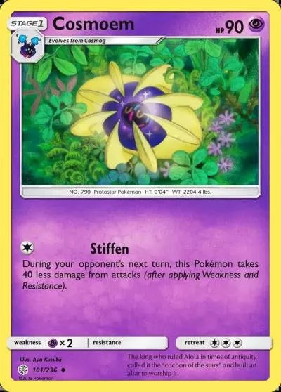 Cosmoem 101/236 Cosmic Eclipse Pokemon card