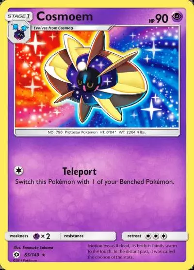 Cosmoem 65/149 Sun & Moon Pokemon card
