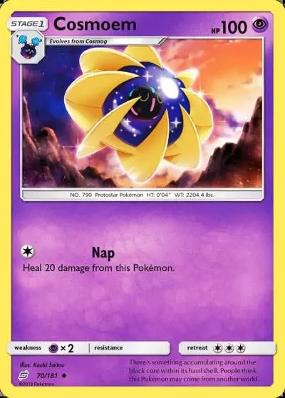 Cosmoem 70/181 Team Up Pokemon card