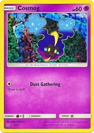 Cosmog 6/12 McDonald's Collection 2017 Pokemon card