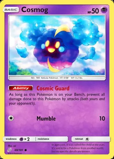 Cosmog 69/181 Team Up Pokemon card