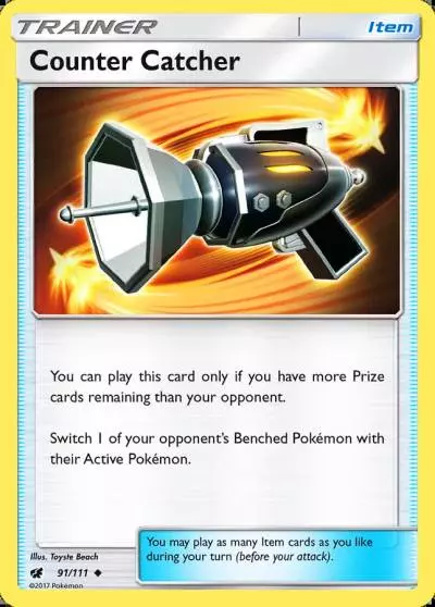 Counter Catcher 91/111 Crimson Invasion Pokemon card