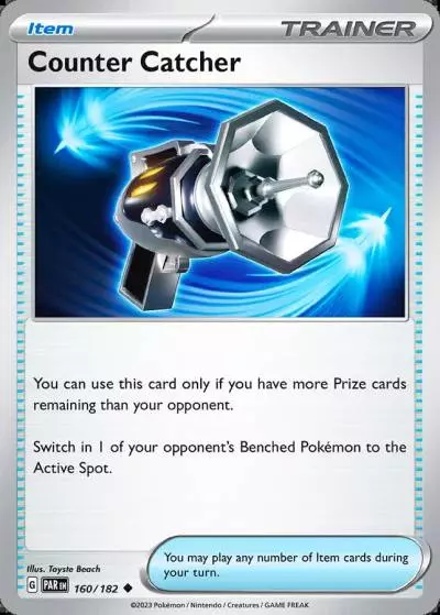 Counter Catcher 160/182 Paradox Rift Pokemon card