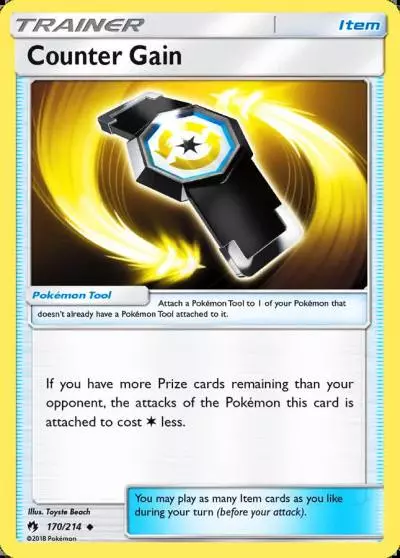 Counter Gain 170/214 Lost Thunder Pokemon card