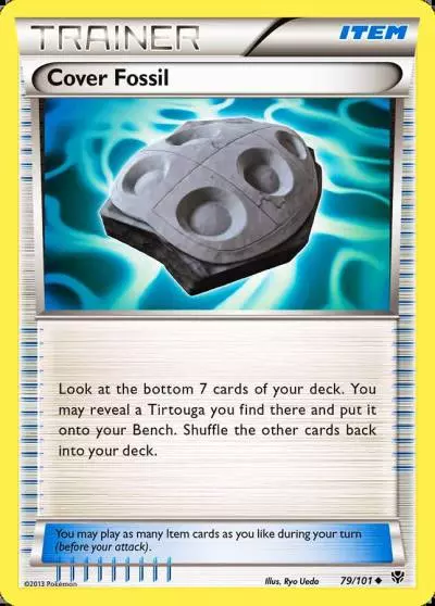 Cover Fossil 79/101 Plasma Blast Pokemon card
