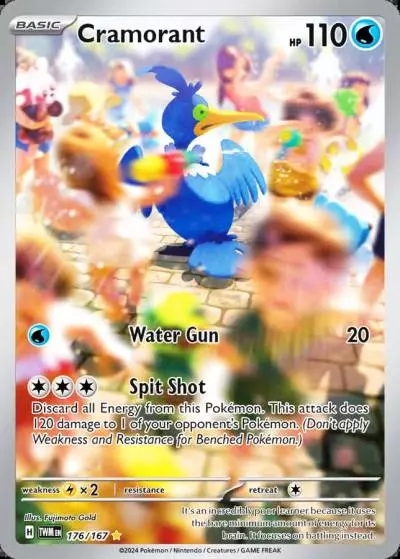 Cramorant 176/167 Twilight Masquerade Pokemon card