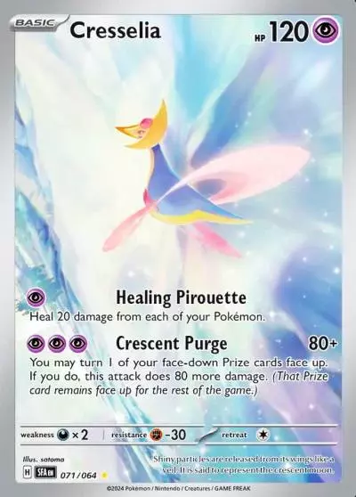 Cresselia 71/64 Shrouded Fable Pokemon card