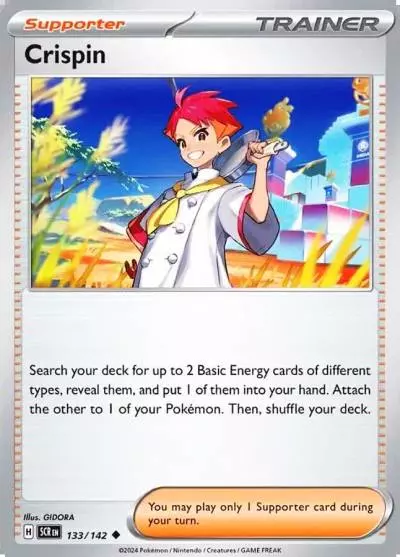 Crispin 133/142 Stellar Crown Pokemon card