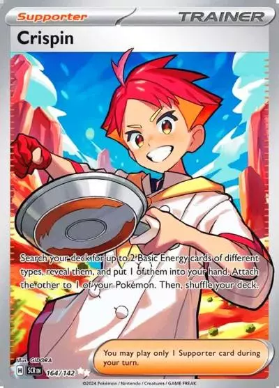 Crispin 164/142 Stellar Crown Pokemon card