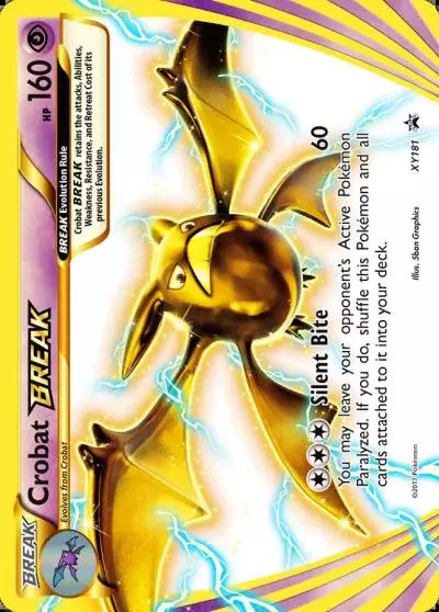 Crobat BREAK XY181/211 XY Black Star Promos Pokemon card