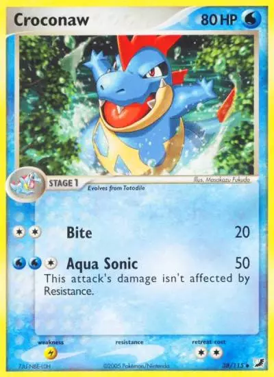 Croconaw 38/115 Unseen Forces Pokemon card