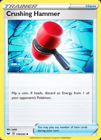 Crushing Hammer 159/202 Sword & Shield Pokemon card