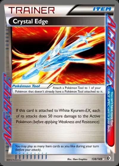Crystal Edge 138/149 Boundaries Crossed Pokemon card