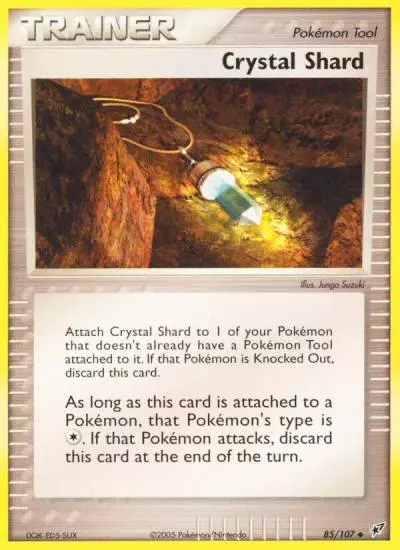 Crystal Shard 85/107 Deoxys Pokemon card