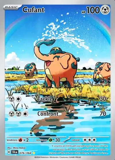 Cufant 76/64 Shrouded Fable Pokemon card