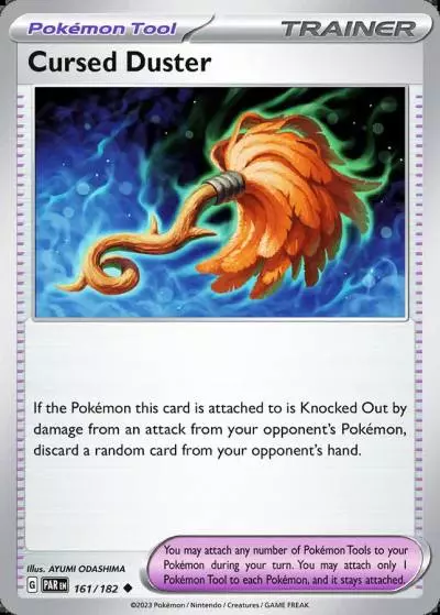 Cursed Duster 161/182 Paradox Rift Pokemon card