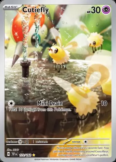 Cutiefly 172/162 Temporal Forces Pokemon card