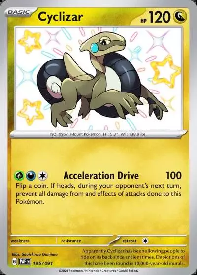Cyclizar 195/91 Paldean Fates Pokemon card