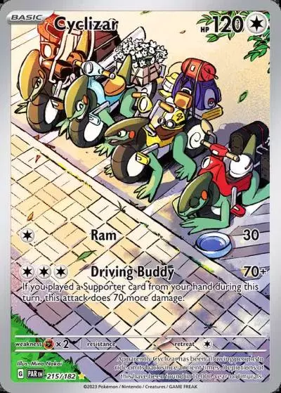 Cyclizar 215/182 Paradox Rift Pokemon card