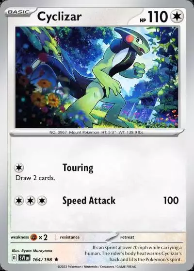 Cyclizar 164/198 Scarlet & Violet Pokemon card
